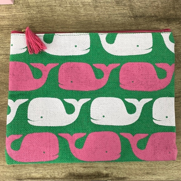 Mud Pie Handbags - Mud Pie  whale zipper pouch